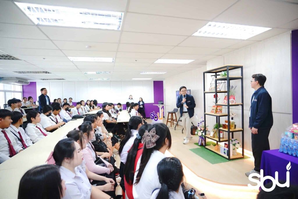 คลาสเรียนของ sbu มหาลัยเอกชนในกรุงเทพ ค่าเทอมถูก